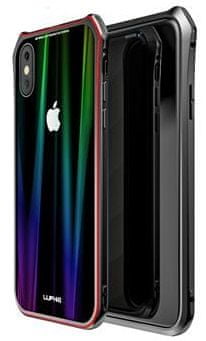 Luphie CASE Aurora Snaps Magnetic Aluminium Hard Case Glass Black/Red pro iPhone XS Max 2442695