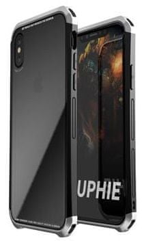 Luphie CASE Double Dragon Aluminium Hard Case Black/Silver az iPhone X számára 2441727