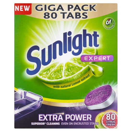 Sunlight GIGA PACK All in One Expert Citron 80 tablet