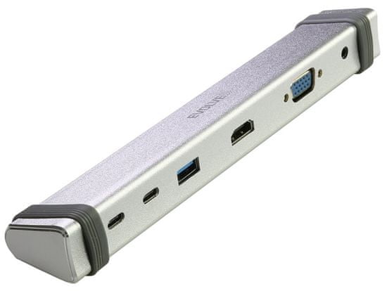 Evolveo USB-C MultiPort 1, 10 Gbs, fém MultiPort1
