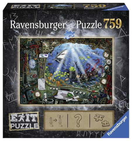 Ravensburger Exit Puzzle: Tengeralattjáró 759 darab