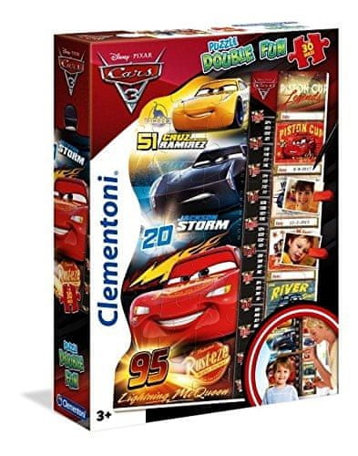 Clementoni Puzzle Double Fun – Cars 3