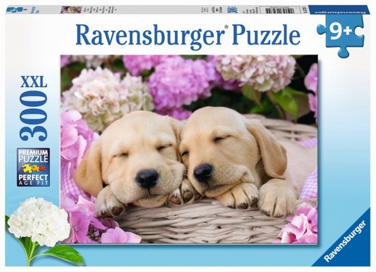 Ravensburger Édes kutyusok kosárban 300 darabos