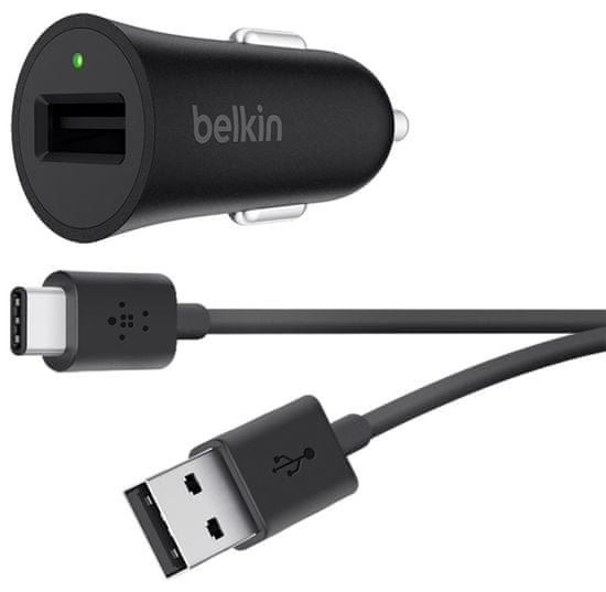 Belkin USB gyorstöltő autóba 18 W F7U032bt04-BLK
