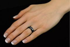 Silvego Fekete acél gyűrű a Gyűrűk ura filmből RRC5623 (Kerület 55 mm)