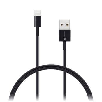 Connect IT Wirez Apple Lightning - USB-A, fekete, 0,5 m CCA-4005-BK