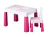 Gyerekbútor készlet Multifun - kisasztal és kisszék - rózsaszín