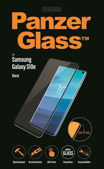 PanzerGlass Premium Samsung Galaxy S10e, fekete 7177