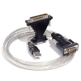 PremiumCord USB 2.0 - RS 232 kábel, FTDI chipekkel felszerelt
