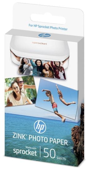HP ZINK Sprocket Ragasztó fotópapír (1DE37A)
