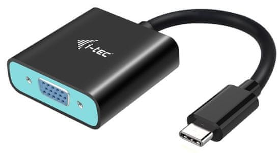 I-TEC USB-C-ről VGA-ra átalakító adapter Full HD 1920×1080p/60Hz C31VGA60HZP