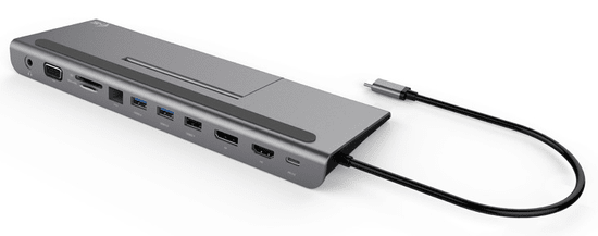 I-TEC USB-C 4K Metal Low Profile dokkolóállomás PD 85 W C31FLATDOCKPDPLUS