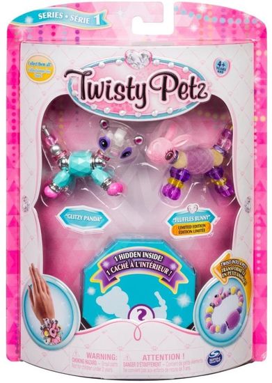 Spin Master Twisty Petz 3karkötők/kisállatok - Panda és Bunny