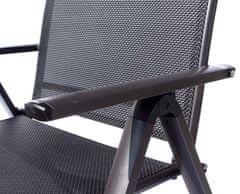 Rojaplast LONDON Kerti szék, Antracit/Fekete