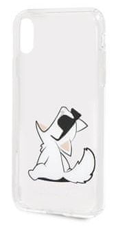 Karl Lagerfeld Fun Choupette No Rope Hard Case az iPhone X/XS KLHCPXCFNRC számára