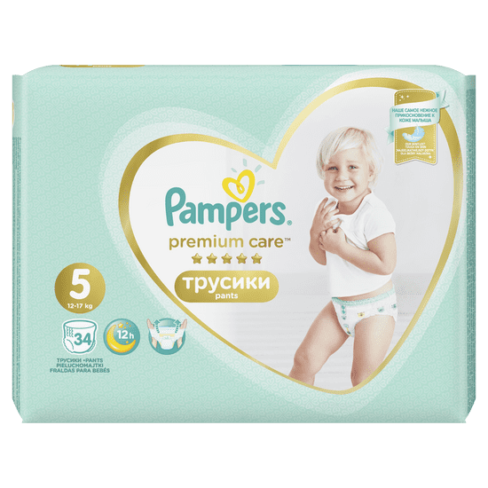 Pampers Premium Care Pants 5 (12-17 kg) 102 db (3x34 db)