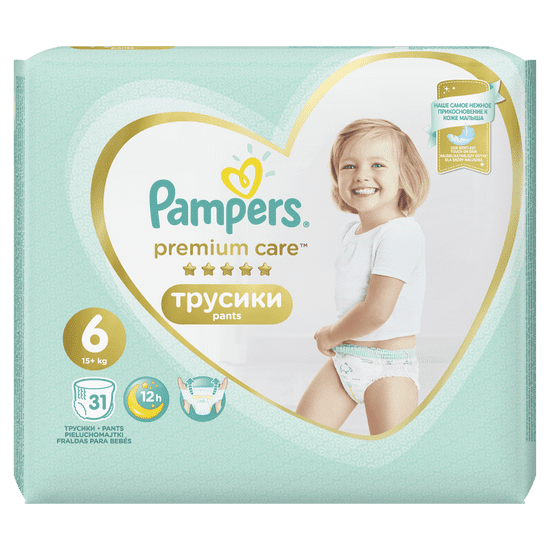 Pampers Pants Premium Care 6 (15+ kg) 93 db (3x31 db)