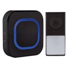 Solight Vezetéknélküli ajtócsengő konnektorba, 250m, fekete, learning code