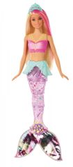 Mattel Barbie Világító hableány mozgó farokkal - fehér bőrű