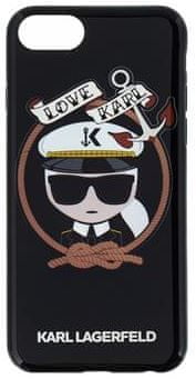 Karl Lagerfeld Karl Sailor TPU Case Black tok iPhone 7 / 8 telefonra KLHCI8KSB