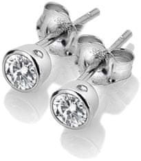 Hot Diamonds Ezüst fülbevaló topázzal és valódi gyémánttal Willow DE584
