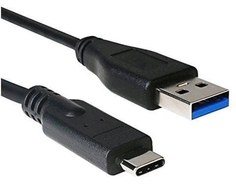 C-Tech Kábel USB 3.0 AM Type-C (AM/CM), 1 m, fekete CB-USB3C-10B