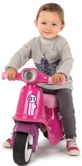 Smoby Pedál nélküli gyerekkerékpár, játék robogó, rózsaszín