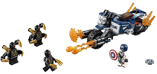 LEGO Super Heroes 76123 Amerika kapitány: Outrider támadás