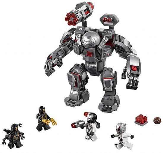 LEGO Super Heroes 76124 War Machine robot ruházatban
