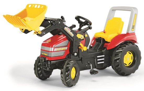 Rolly Toys Pedállal hajtható traktor X-Track markolóval