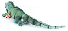 Rappa Plüss zöld leguán, 70 cm