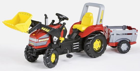 Rolly Toys Lábbal hajtható traktor X-Trac Lábbal hajtható traktor Junior piros