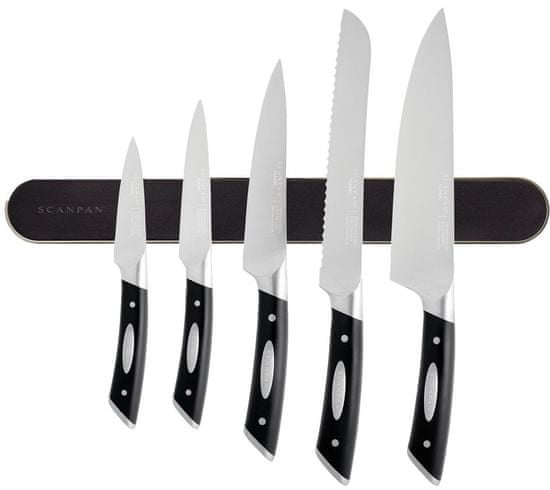 SCANPAN 6 részes készlet - 5x kés és késtartó