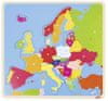 Puzzle a táblán - Európa