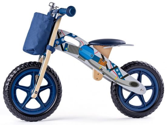 Woody Pedál nélküli gyerek motorkerékpár, kék
