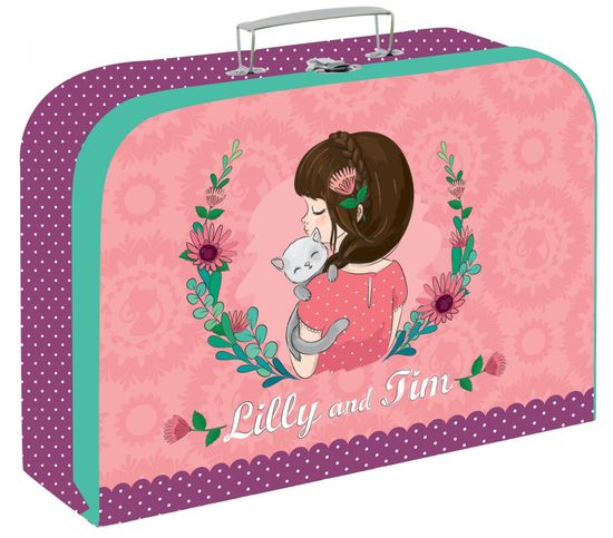 Oxybag Laminált bőrönd, 34 cm, Lilly