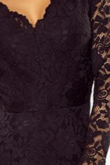 Numoco Női csipke ruha Evrairin fekete XXL