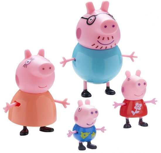 TM Toys Peppa Pig 4 db figurát tartalmazó készlet