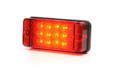 WAS Ködlámpa W83D piros búra (700kr) LED