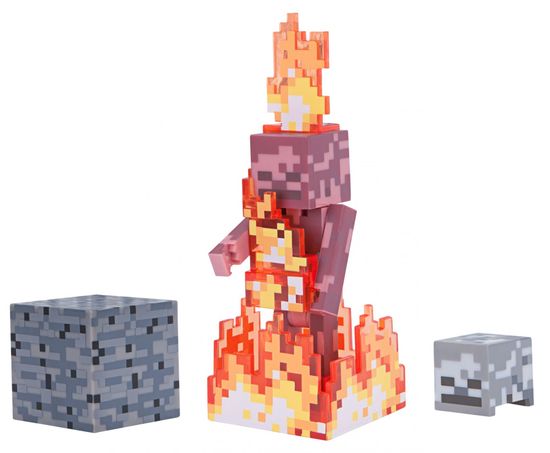 TM Toys Minecraft Figura Skeleton a tűzben