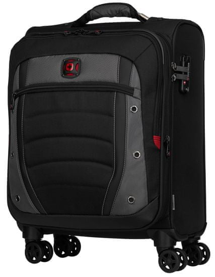 Wenger SYNERGY 20 "utazó bőrönd, szürke / fekete