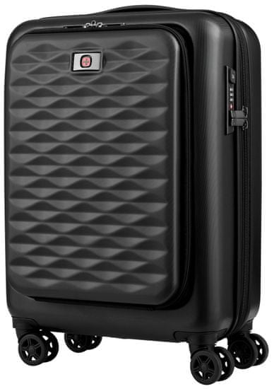 Wenger LUMEN 20 "dupla utazási bőrönd, fekete