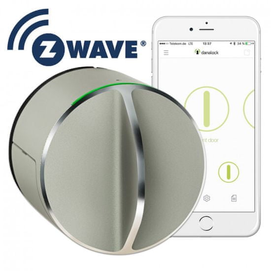 danalock V3 intelligens zár - Bluetooth & Z-Wave
