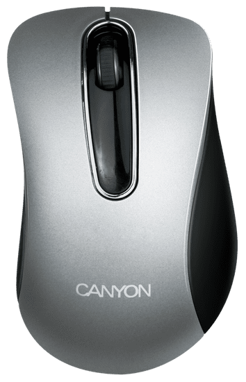 Canyon CNE-CMS3 Egér, Fekete/Ezüst színű