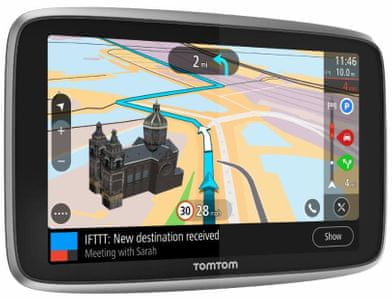 TomTom GO PREMIUM 5 World Lifetime GPS navigáció, a világ térképeinek életre szóló frissítése, hands-free