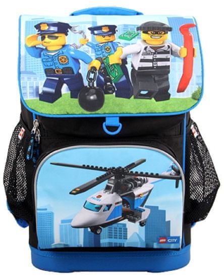 LEGO Bags City Police Chopper Optimo - iskolatáska , 2 részes szett