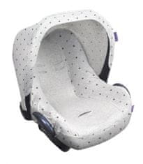 Dooky Seat Cover 0+ Light Grey Crowns