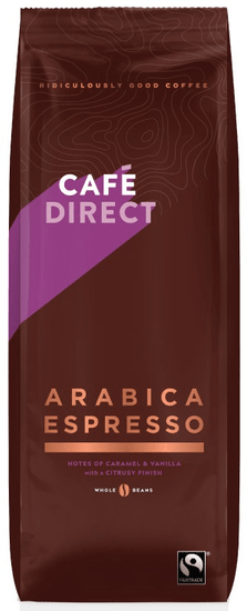 Cafédirect Arabica Espresso szemes kávé, 1kg