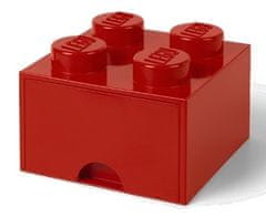 LEGO Tárolódoboz 4 fiókkal piros