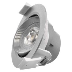 EMOS LED spotlámpa ezüst, kör, semleges fehér (7 W)